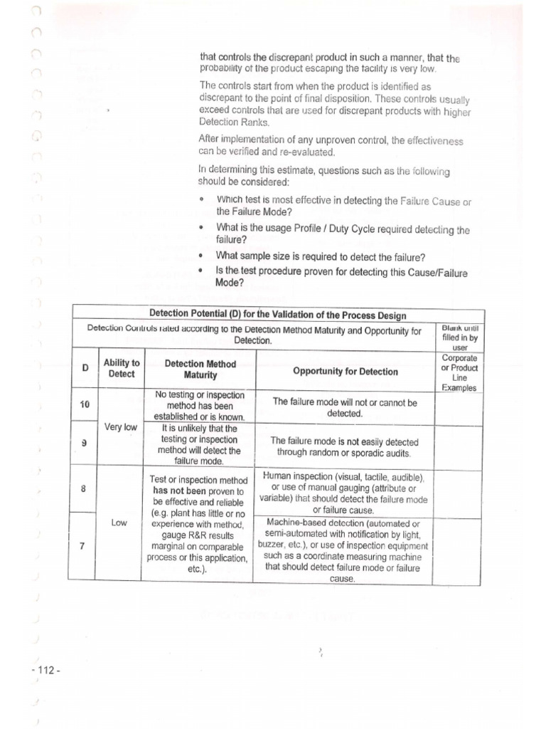 Detection Rating - AIAI+VDA | PDF