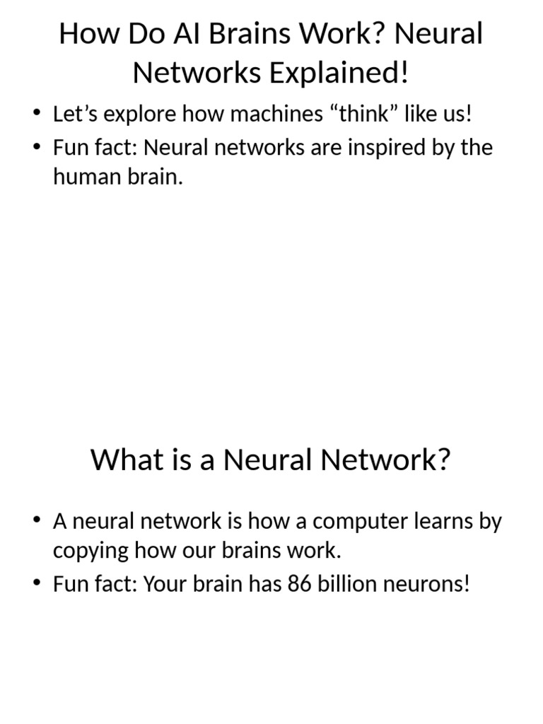 Understanding Neural Networks in AI | PDF