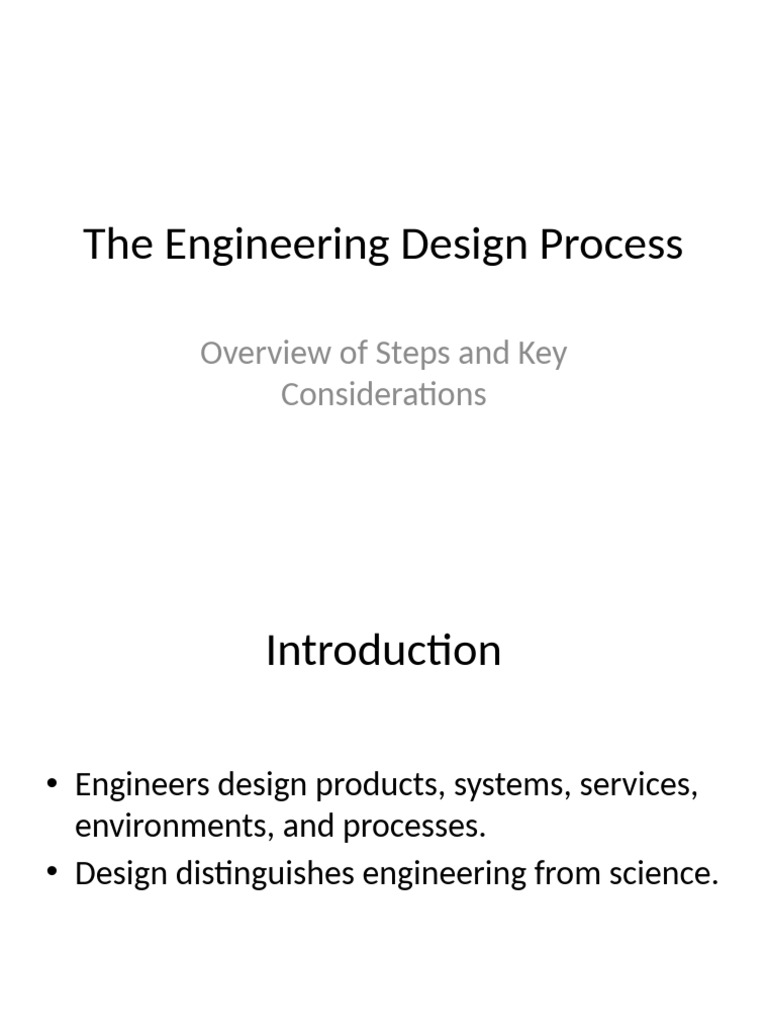 Engineering Design Process | PDF