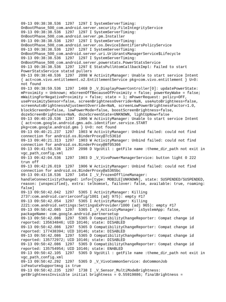 Log | PDF | Software | Operating System Technology
