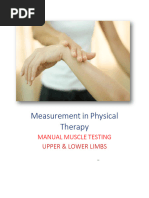 Scapular Muscle Testing Guide | PDF | Anatomical Terms Of Motion | Shoulder