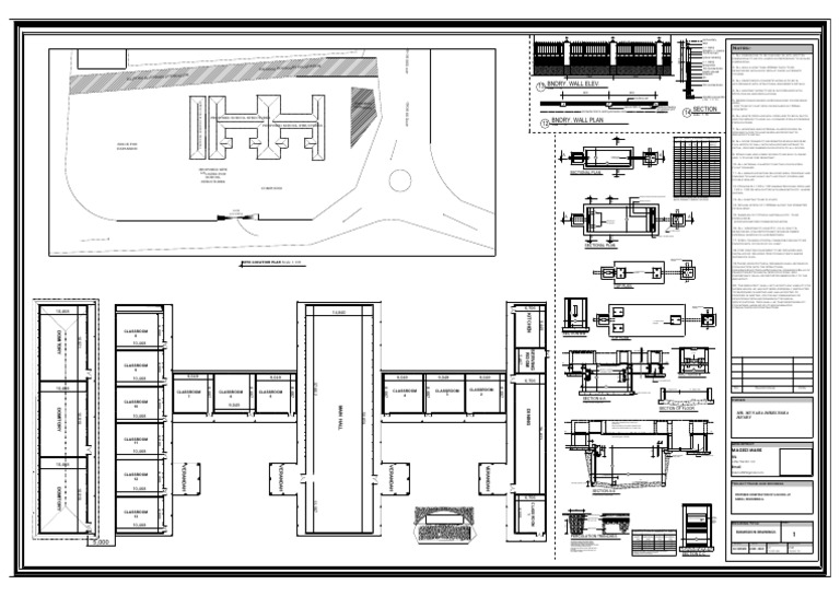 Proposed School Construction Plans | PDF | Length | Building Engineering