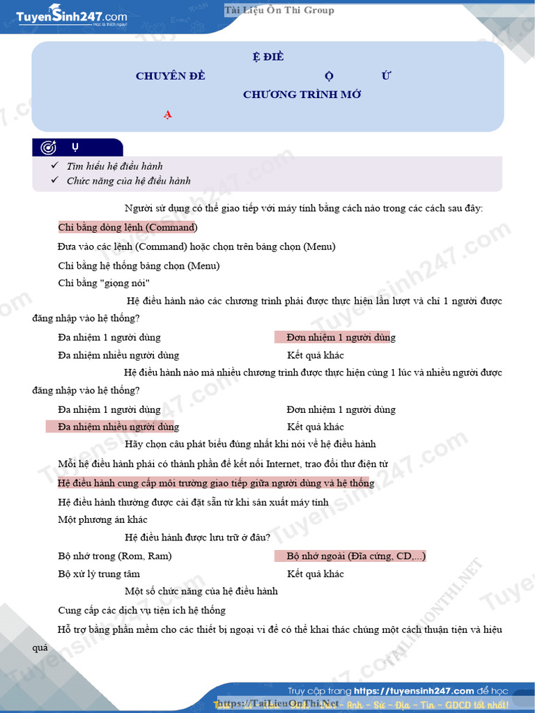 Tin 1 | PDF