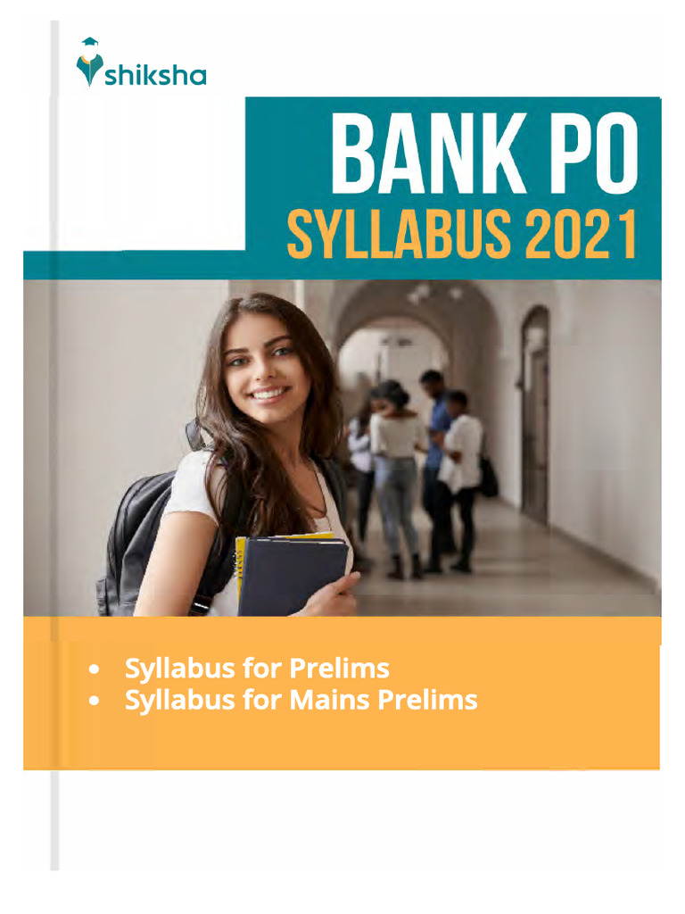 Bank PO Exam Syllabus and Pattern | PDF