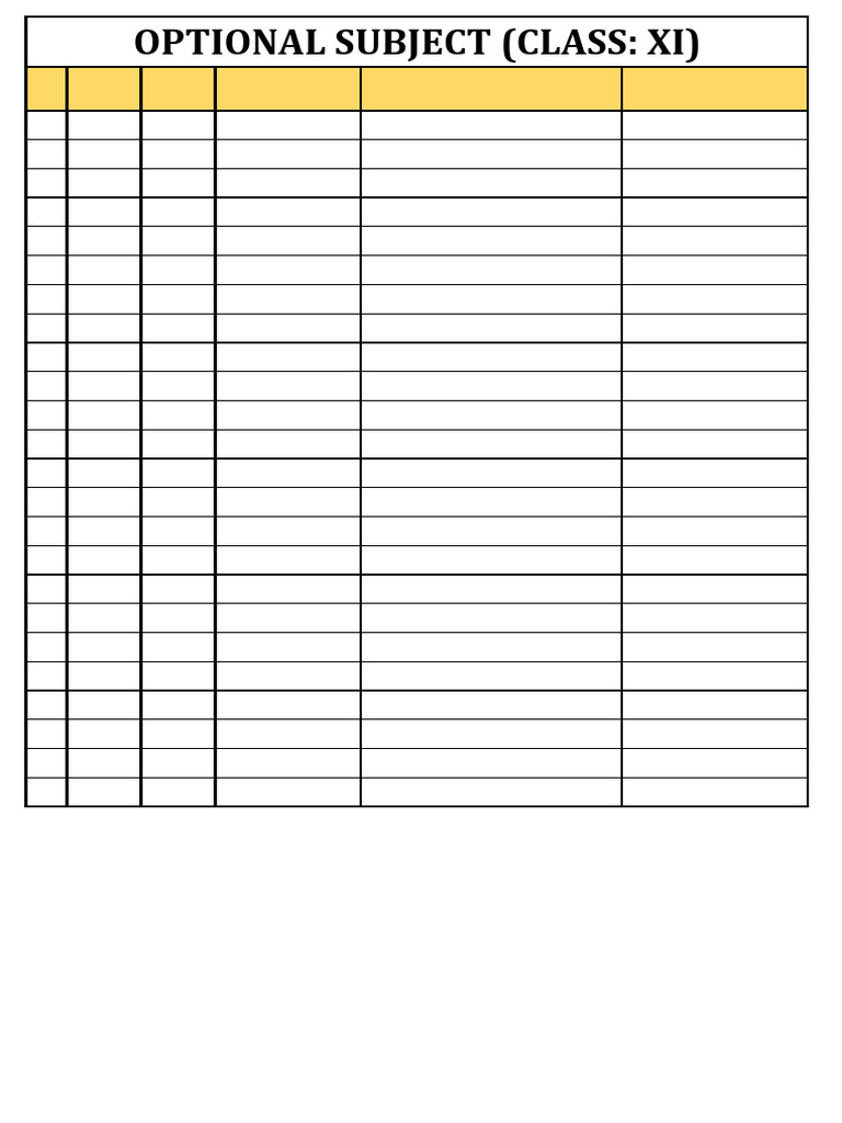 S.N. CLS SEC Admission No. Student Name Opt. Subject | PDF