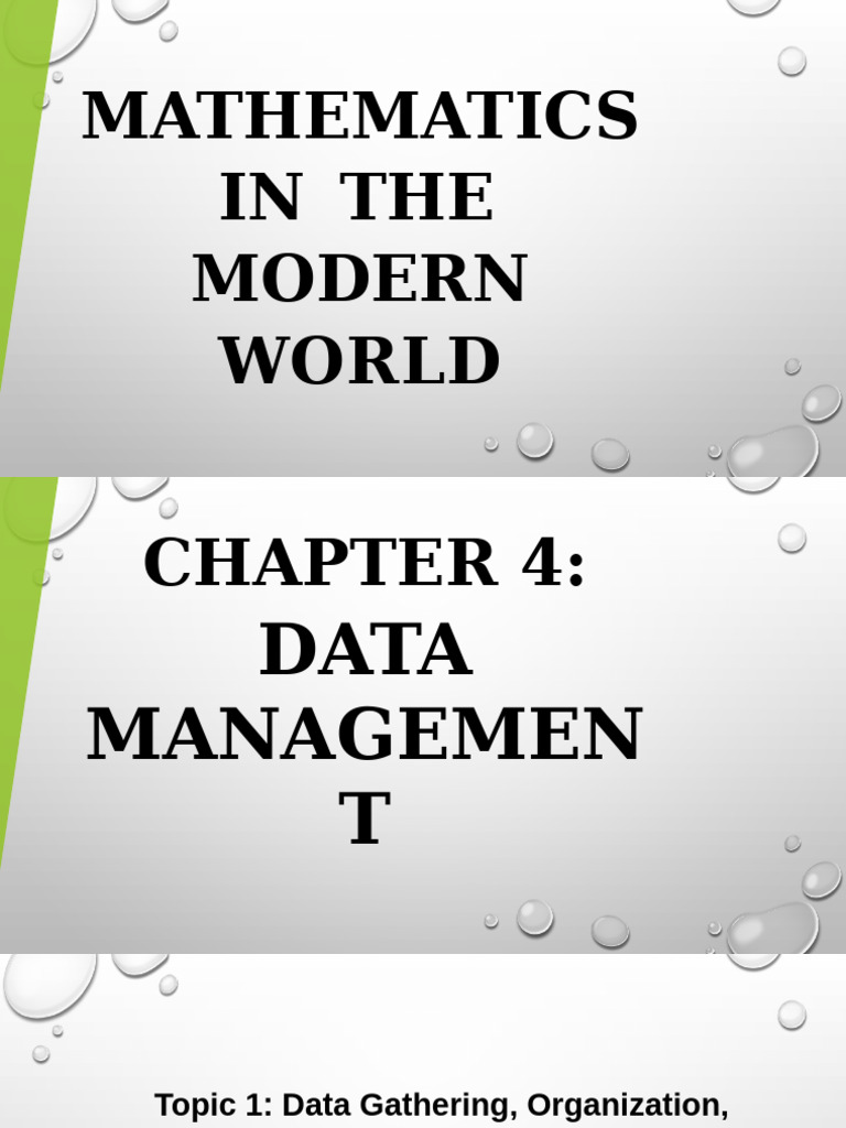 Chapter4mmw 221208042157 546803a6 | PDF | Statistics | Variance