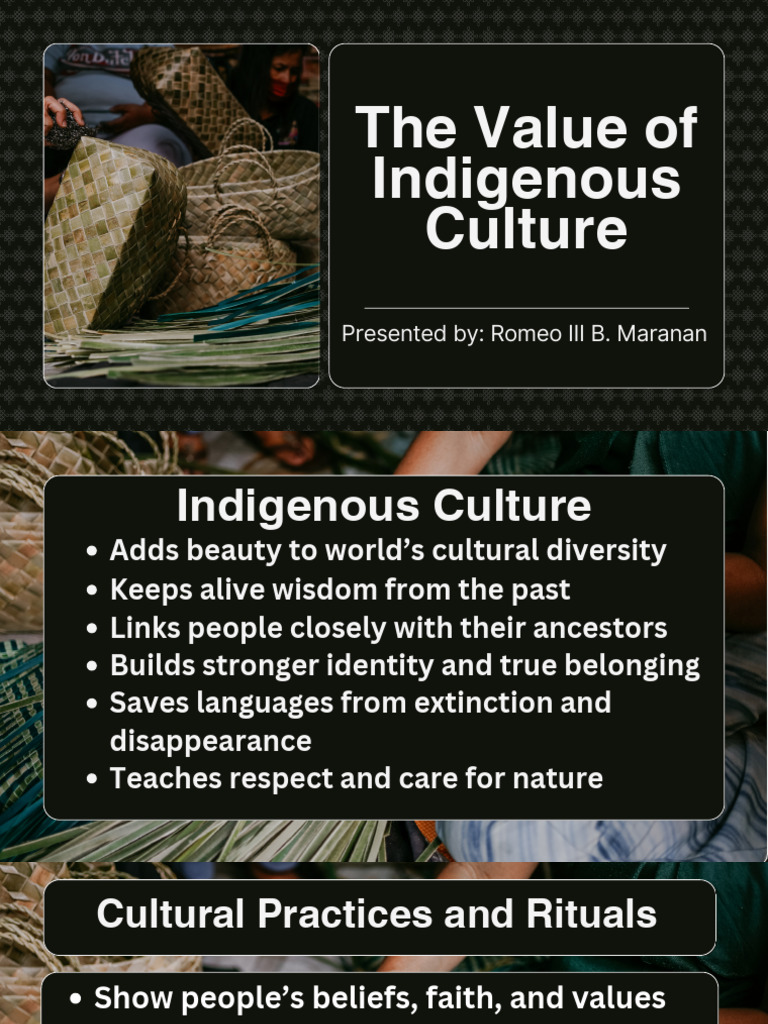 Importance of Indigenous Culture Preservation | PDF