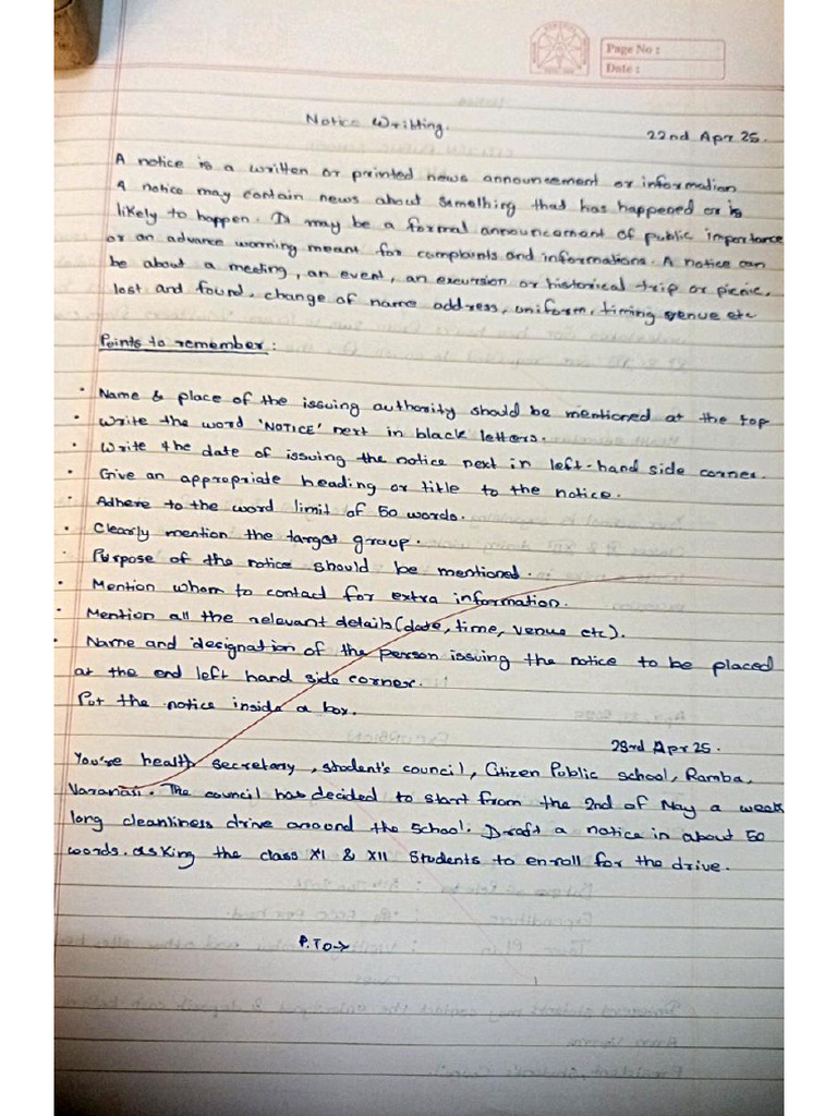 Class 12 Writing Skills | PDF