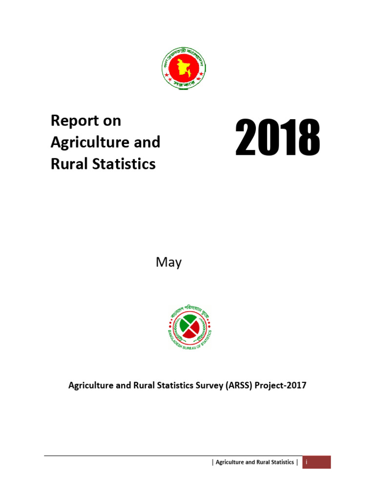 Report On Agriculture and Rural Statistics | PDF | Agriculture ...