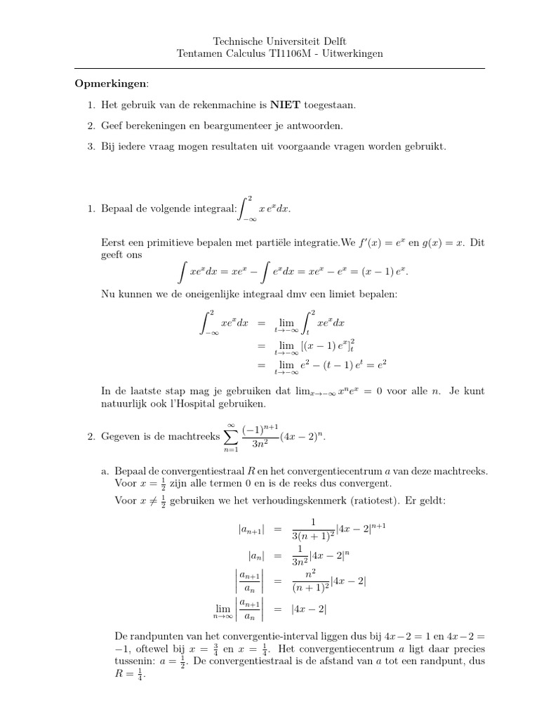 Calculus (2014 10 31) | PDF