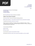 Download Communications Complaint Template Letter by Plebblecom SN9194634 doc pdf