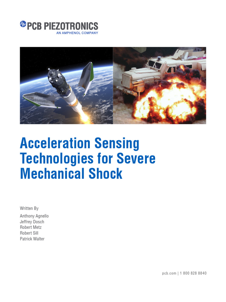 Severe Mechanical Shock Acceleration Sensors | PDF | Resonance | Waves
