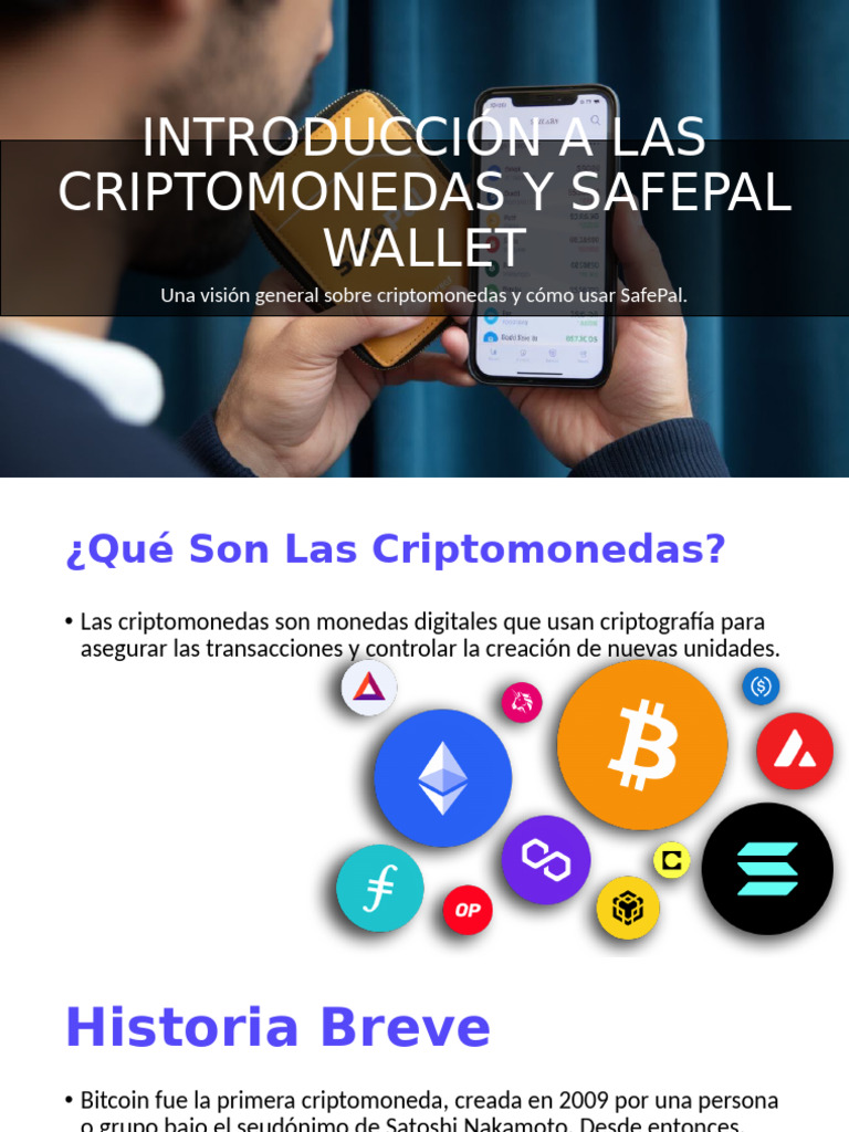 Introducción A Las Criptomonedas y SafePal | PDF | Criptomoneda |  Aplicación movil