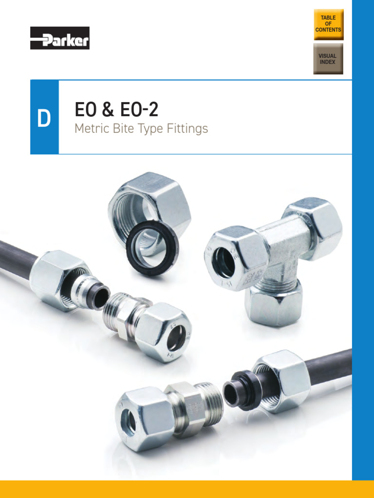 Parker EO2 Fittings Catalogue | PDF | Pipe (Fluid Conveyance) | Bearing ...