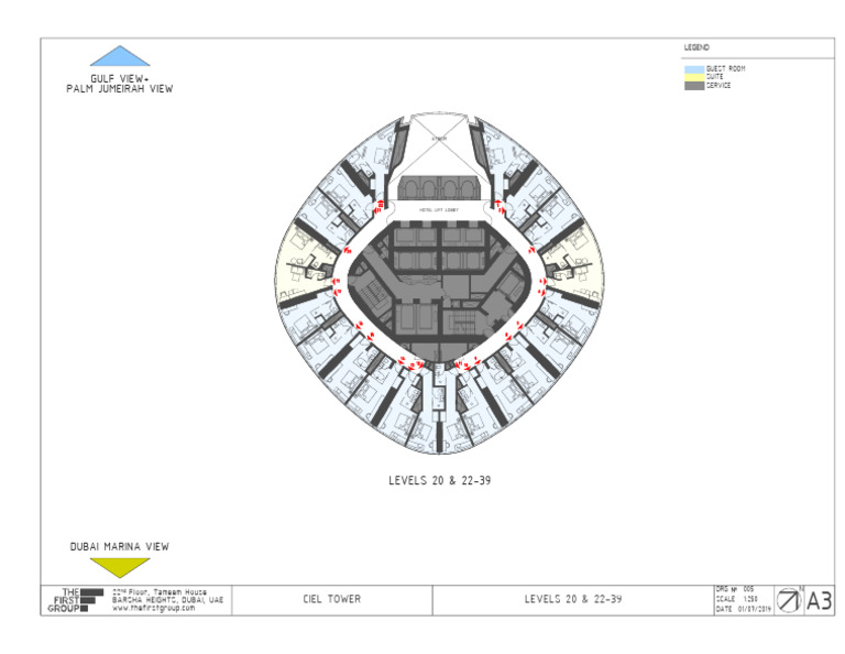 Ciel Tower Floor Plan Overview | PDF