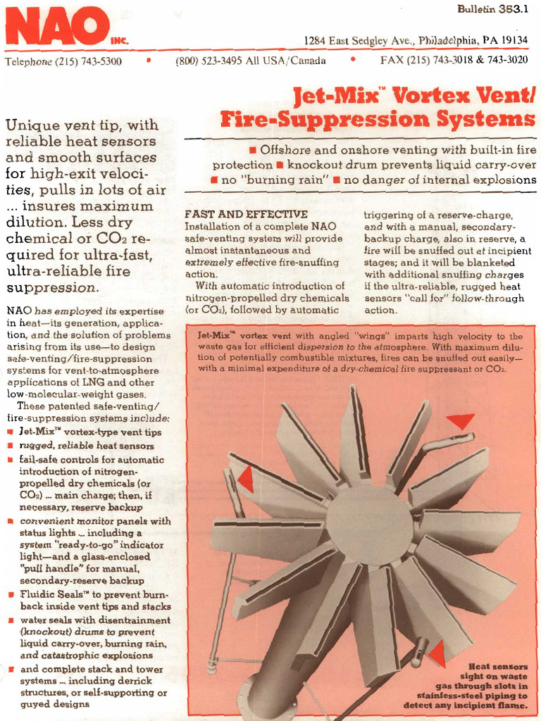 B 353.1 Jet Mix Vortex Vent Fire Suppression | PDF | Firefighting | Gases