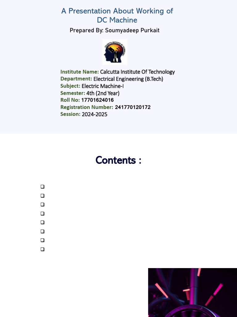 Understanding DC Machines and Operations | PDF | Electric Motor ...