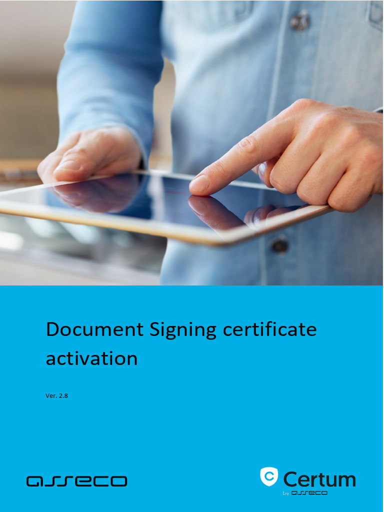 Document Signing - Instruction | PDF | Public Key Certificate | Key ...