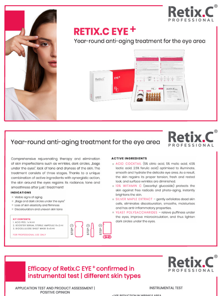Retix.C EYE Treatment Efficacy Results | PDF | Eye | Medicine