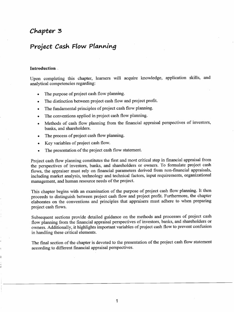 Chapter 3 - Project Appraisal | PDF