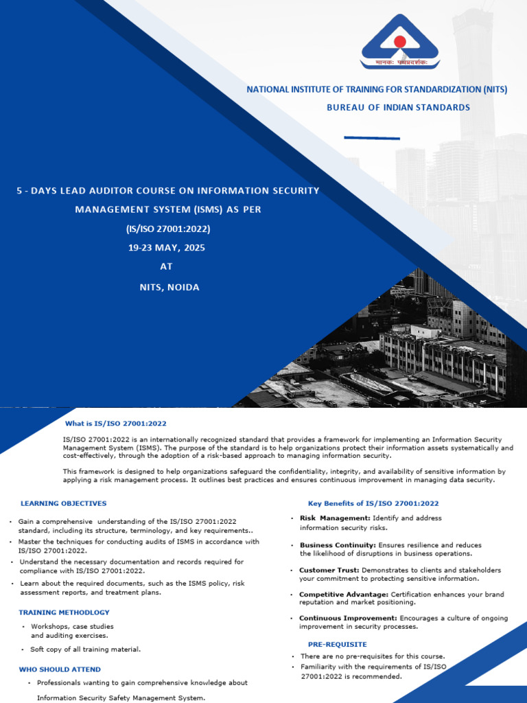 Isms La Nits 250507 191346 | PDF | Information Security | Risk Management