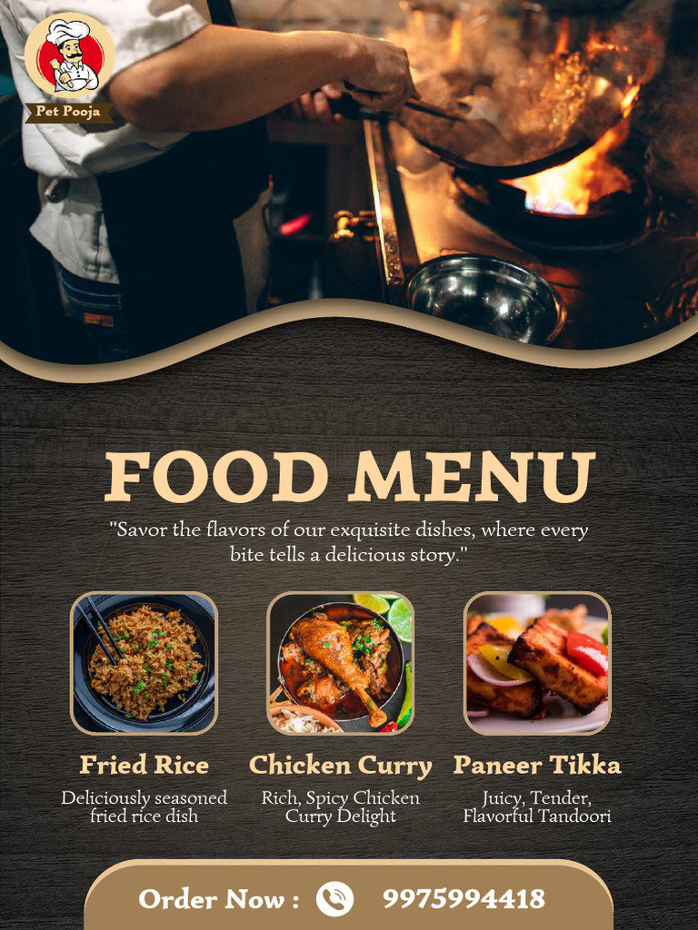 Pet Pooja Restaurant Menu Overview | PDF | Indian Cuisine | Pasta