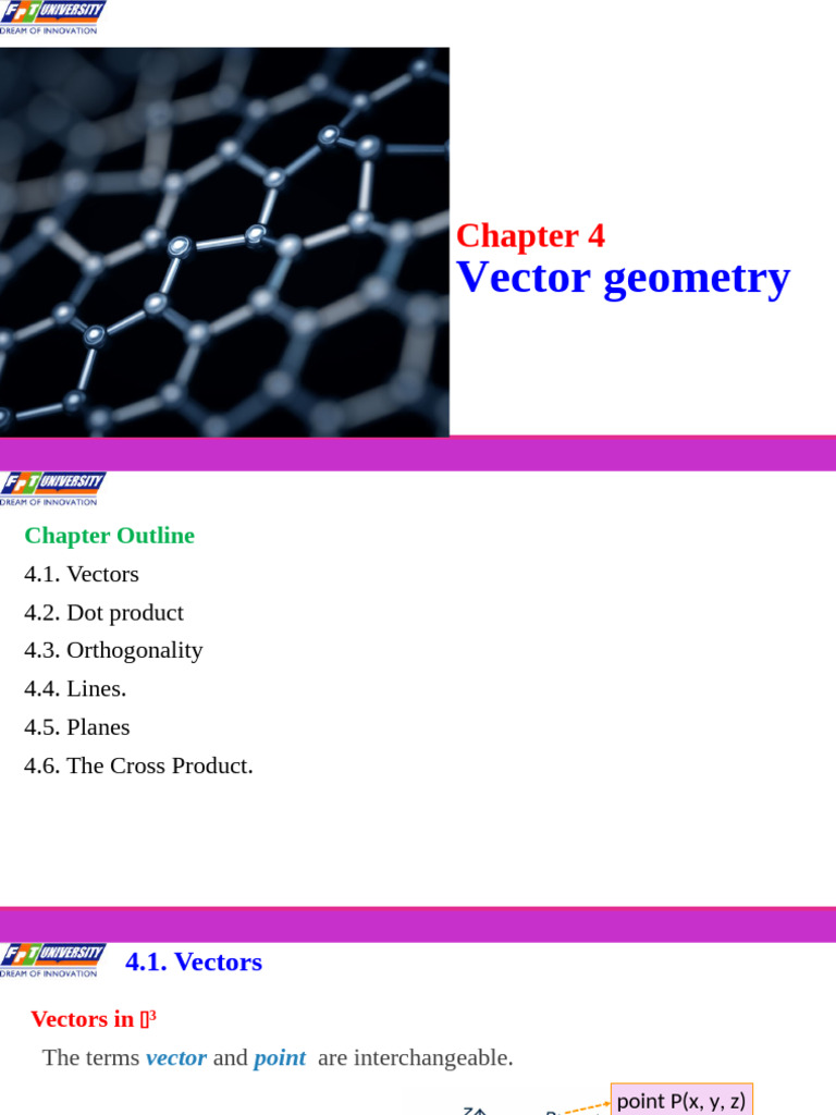 Vector Geometry: Vectors and Operations | PDF | Vector Space ...