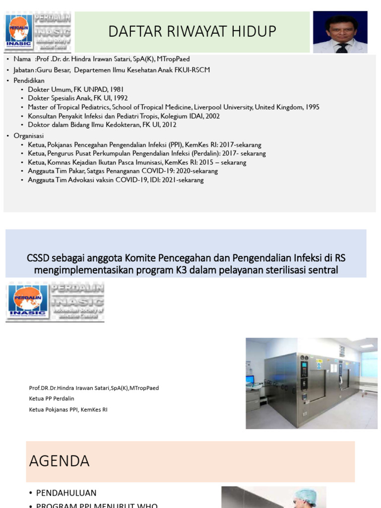 Profil Prof. Dr. Hindra Irawan Satari | PDF | Wash | Public Health