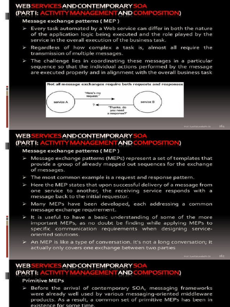 Unit-2 Message Exchange Pattern | PDF