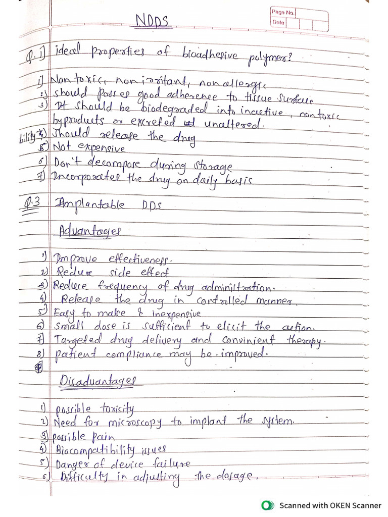 2 Marks NDDS | PDF