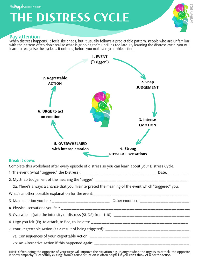 Understanding Your Distress Cycle | PDF | Emotions | Subjective Experience