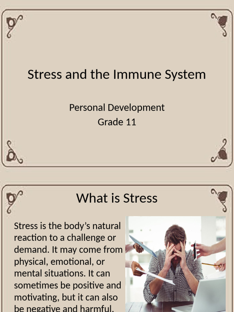 Stress Impact on Immune Health | PDF