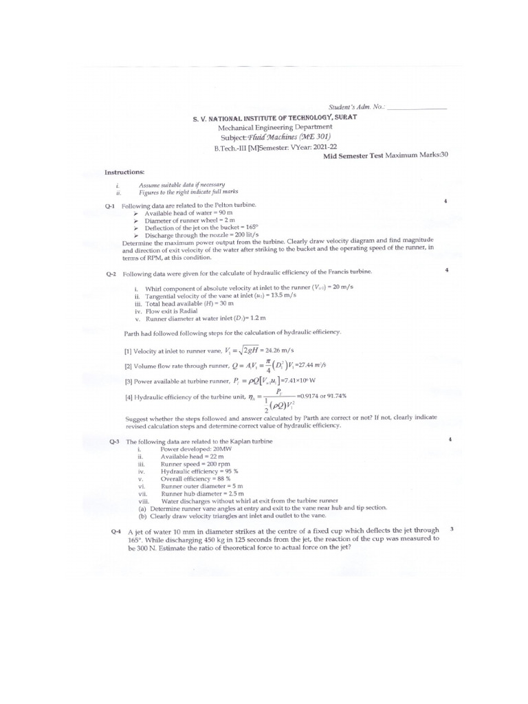 2021 FM Mid Sem 5 | PDF