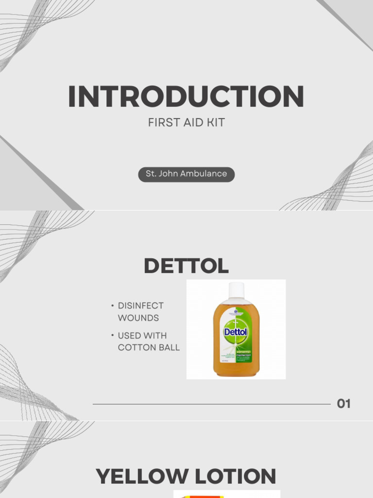 Introduction of First Aid Kit | PDF