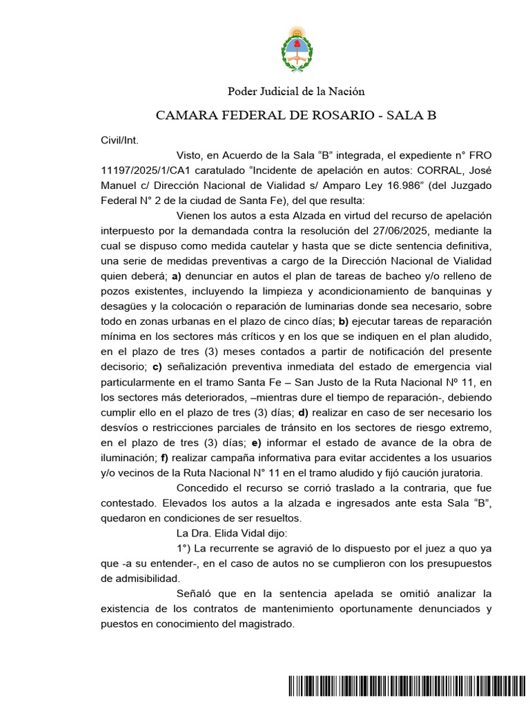 Confirman Que Debe Ser Reparada La Ruta 11 Entre Santa Fe y San Justo ...