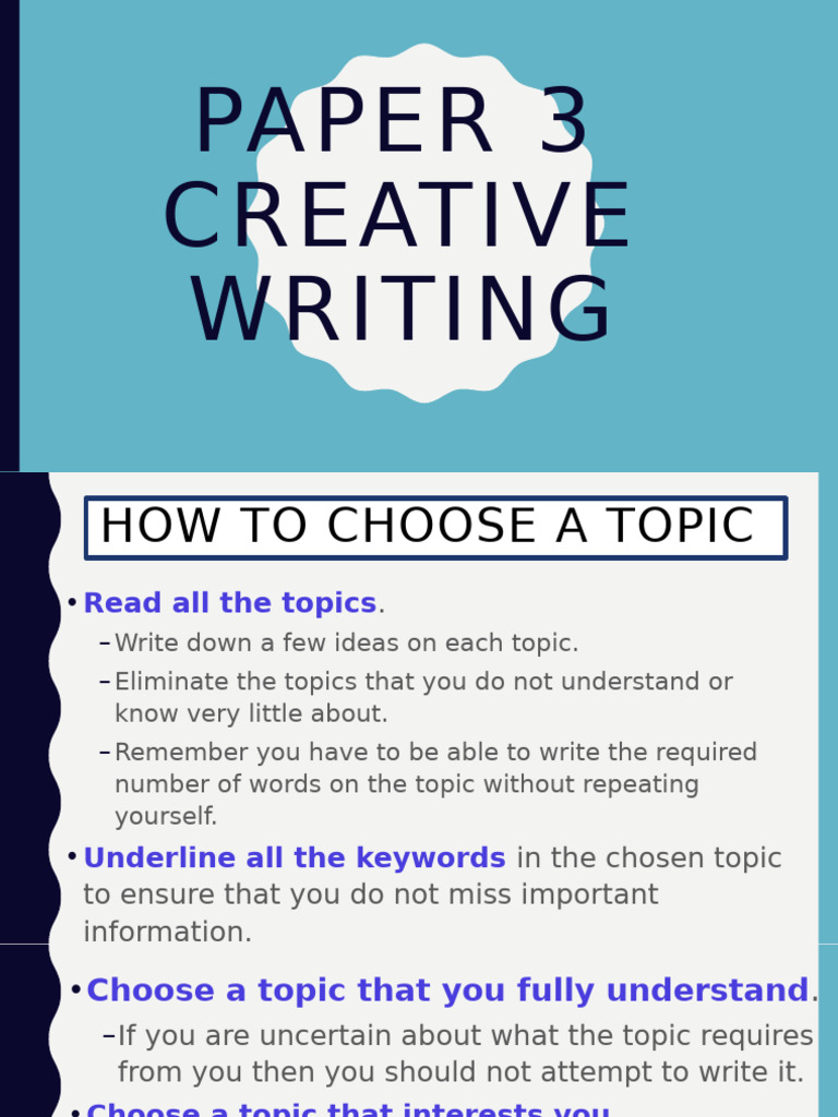 Creative Writing Formats for Grade 12 | PDF | Essays | Linguistics