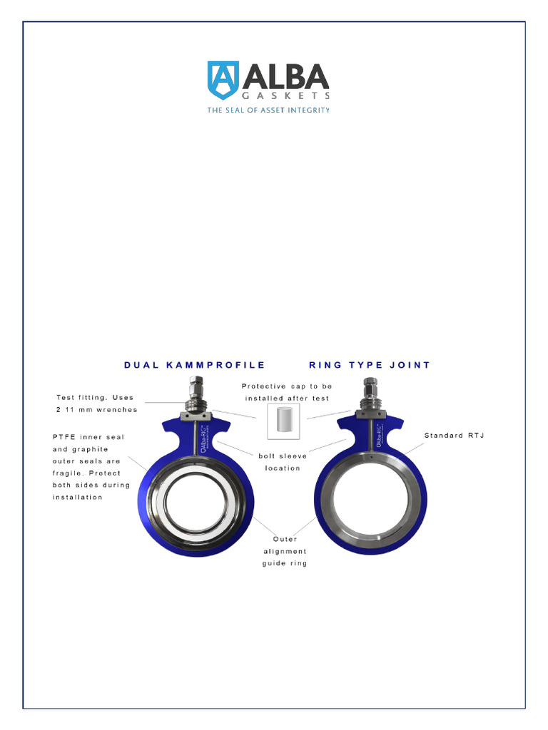 Alba Rapid Integrity Gasket Guide | PDF | Leak | Pipe (Fluid Conveyance)
