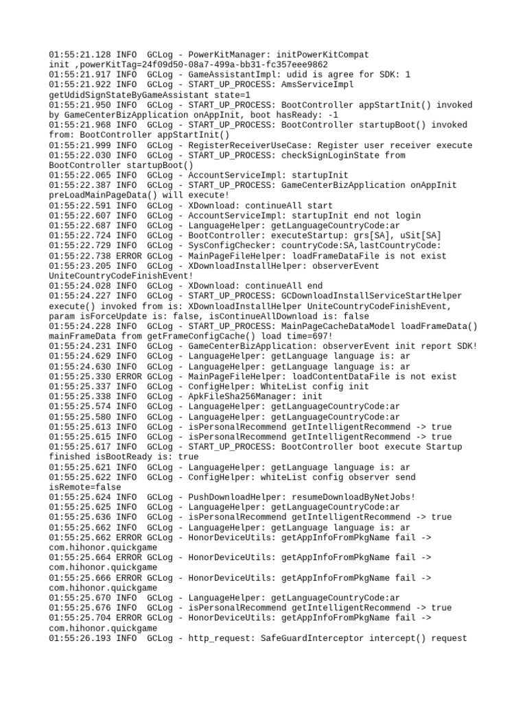 GameCenter Startup Log Analysis | PDF | Web Development | Cyberspace