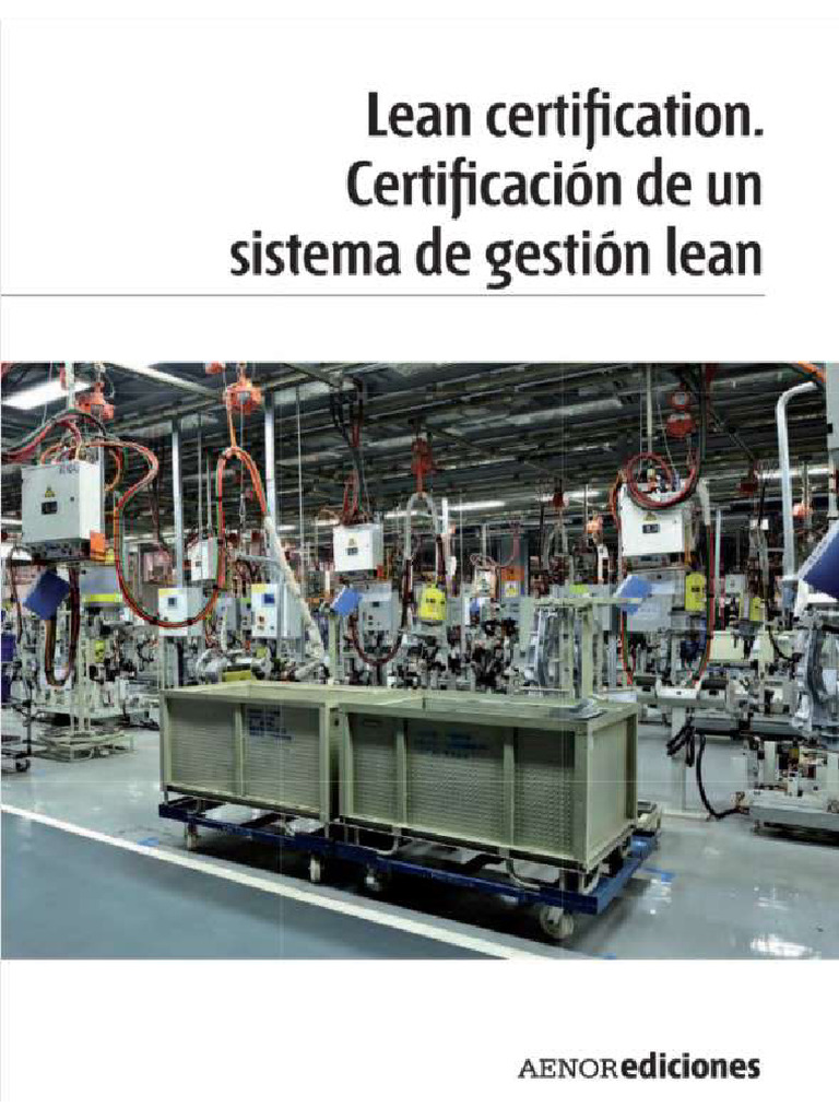 Lean Certificación-Certificación de Un Sistema de Gestión Lean | PDF
