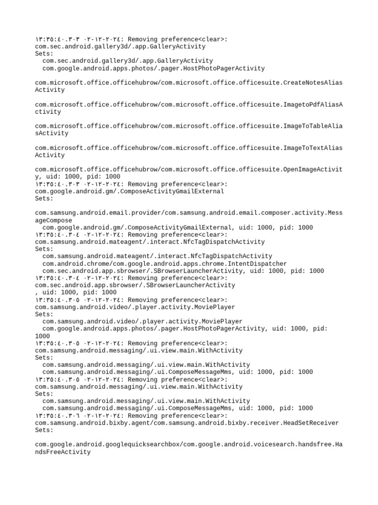 Android App Preference Changes Log | PDF | Utility Software | Software
