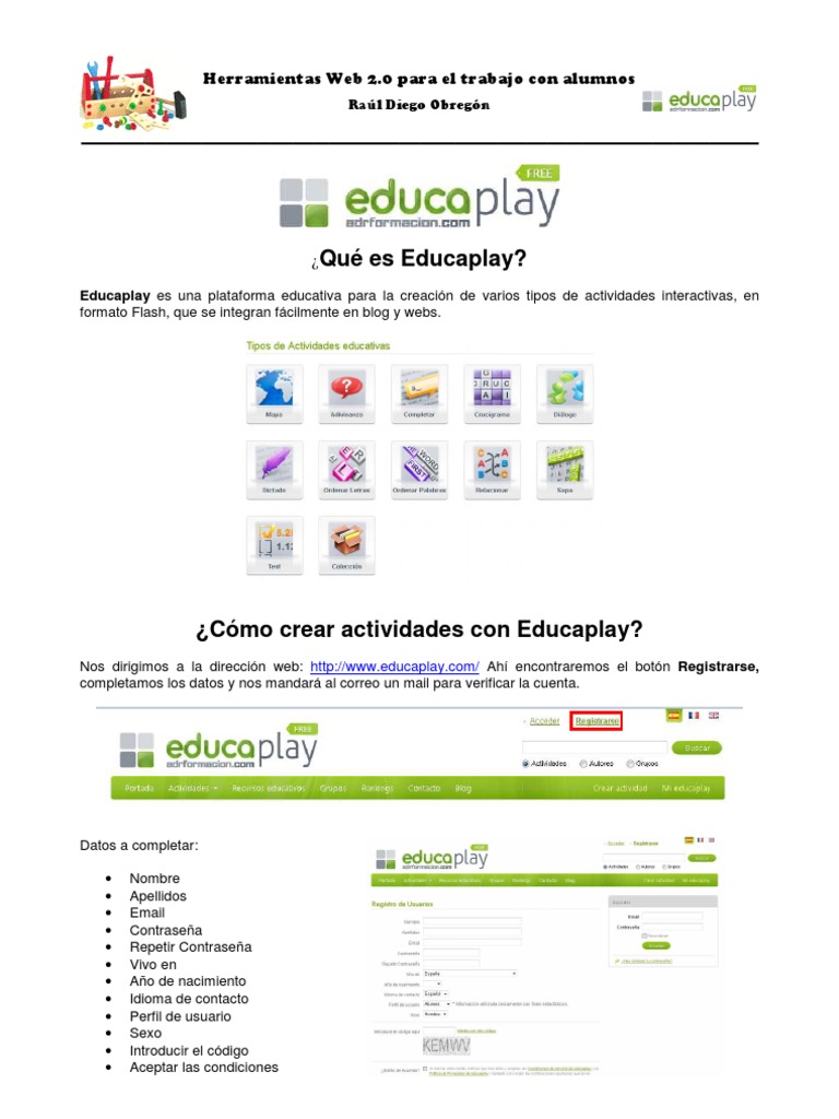 Educaplay | PDF | web 2.0 | Red mundial