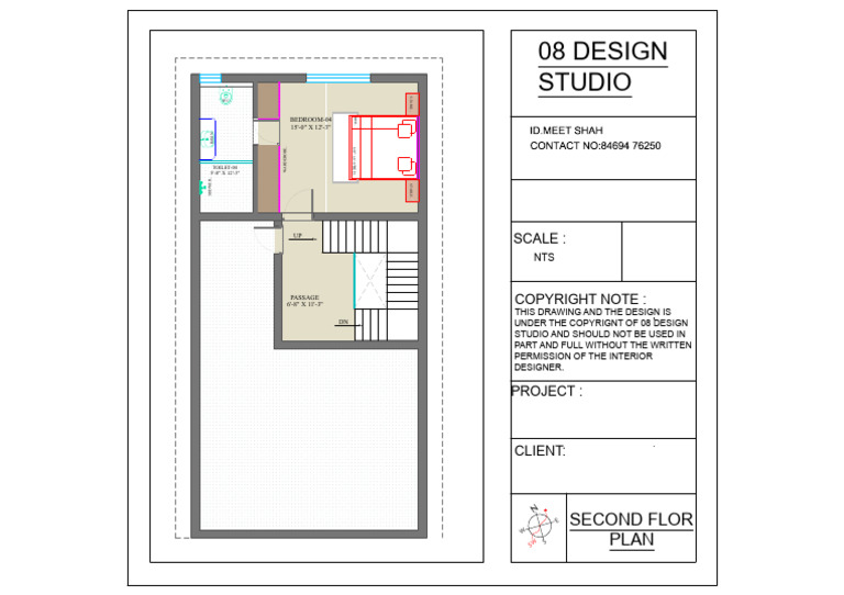 Second Floor Interior Design Plan | PDF