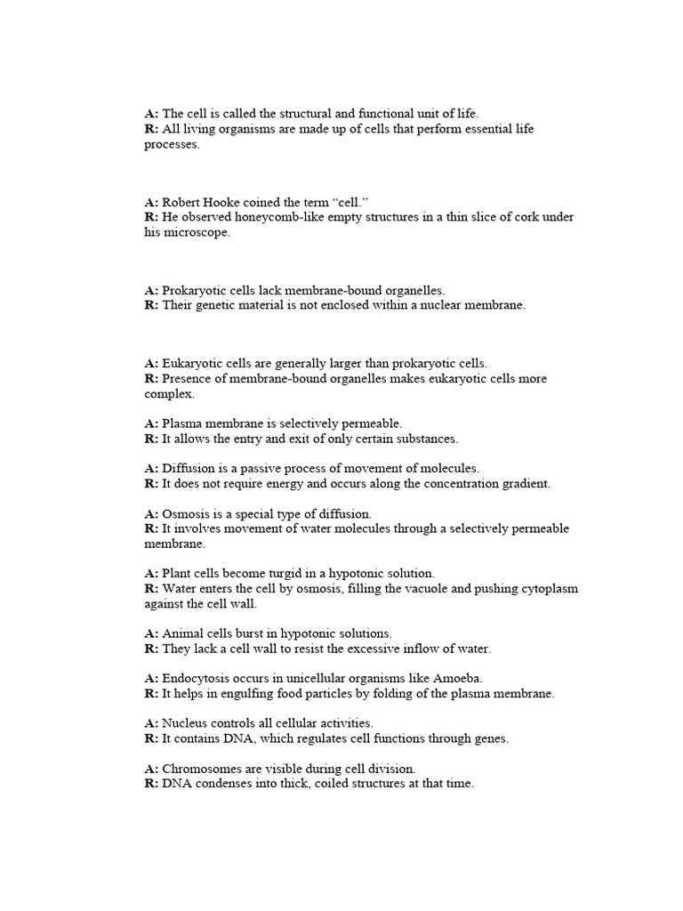 Understanding Cell Structure and Functions | PDF | Cell (Biology) | Mitosis