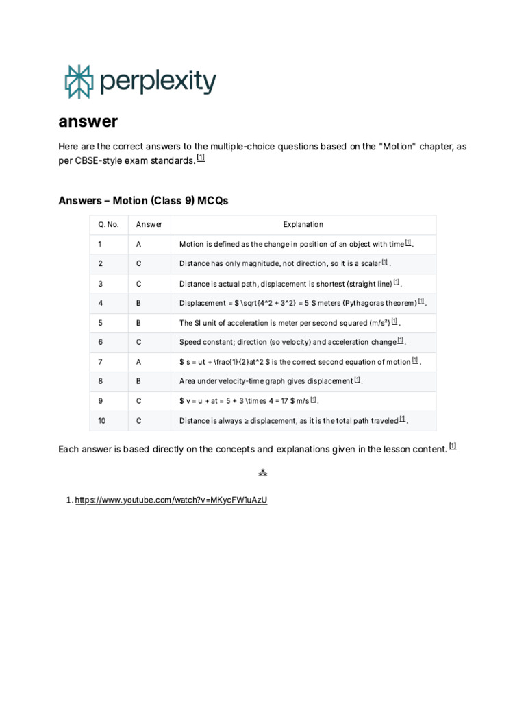 Answer | PDF