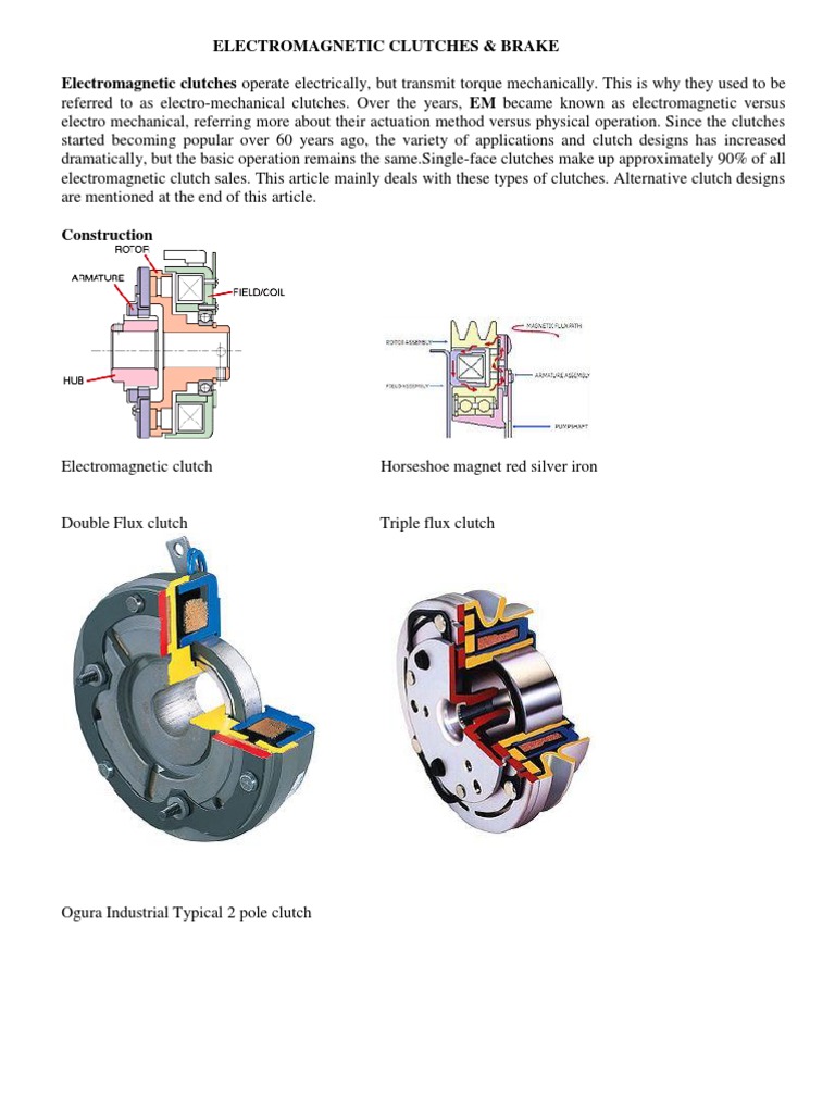 Clutches Mechanical Engineering Force