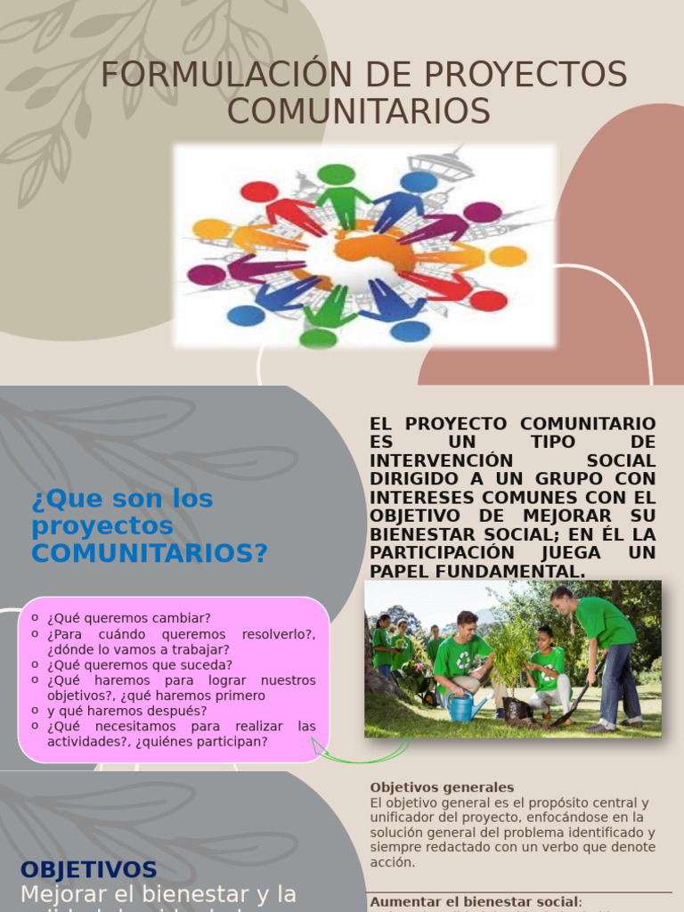 Guía para Proyectos Comunitarios Efectivos | PDF | Comunidad | Gestión ...