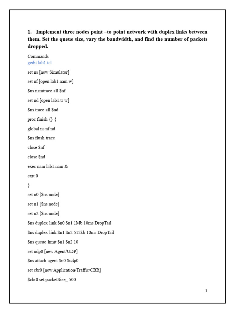 Network Simulation and CRC Error Detection | PDF | Network Protocols ...