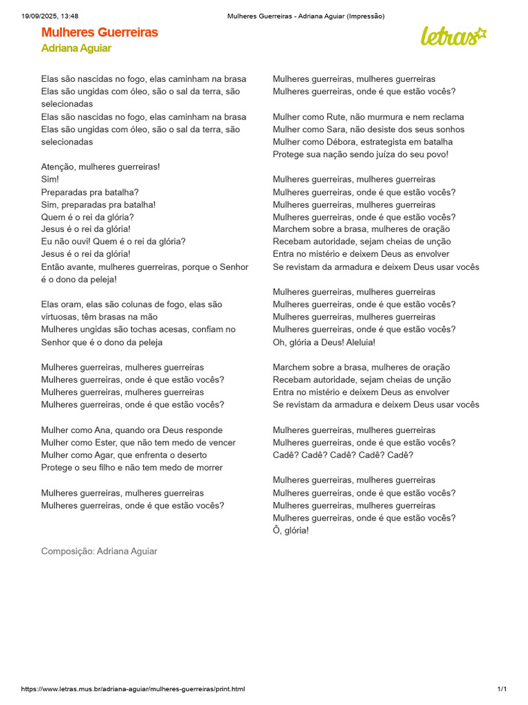 Mulheres Guerreiras: Oração e Coragem | PDF