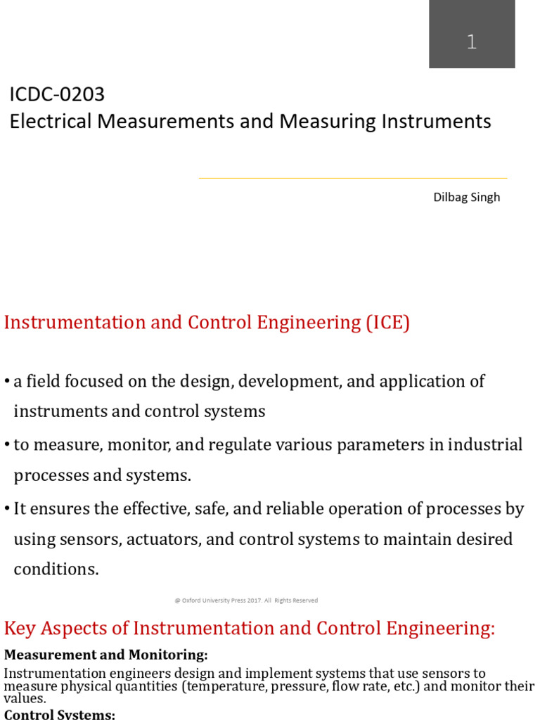 Electrical Measurements & Instrumentation Guide | PDF | Capacitance ...