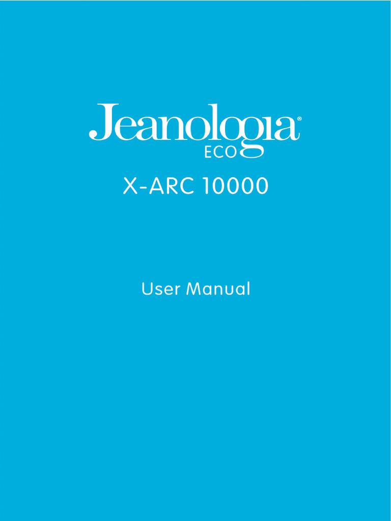 X-ARC 10000 User Manual | PDF | Ozone | Oxygen